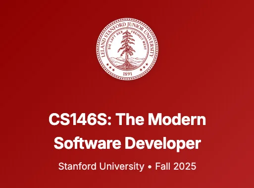 CS146S The Modern Software Developer 강의 표지